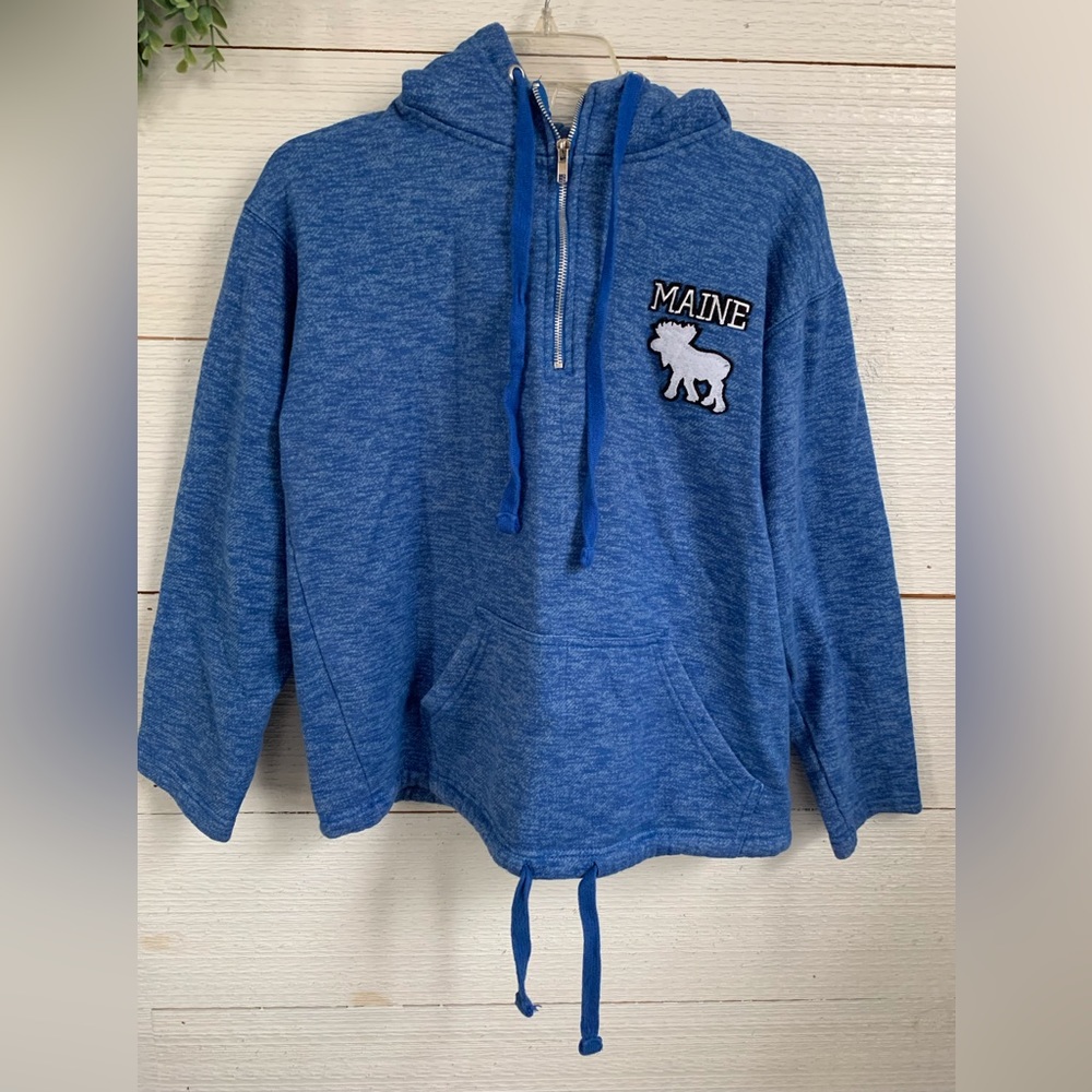 Hooded Maine Sweatshirt by Harrisburg Trading Co.  Size Medium.